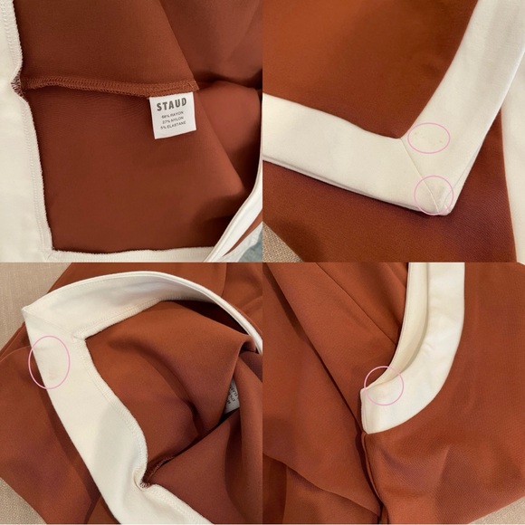 STAUD Pointer Top in tan brown- size small - Picture 15 of 17